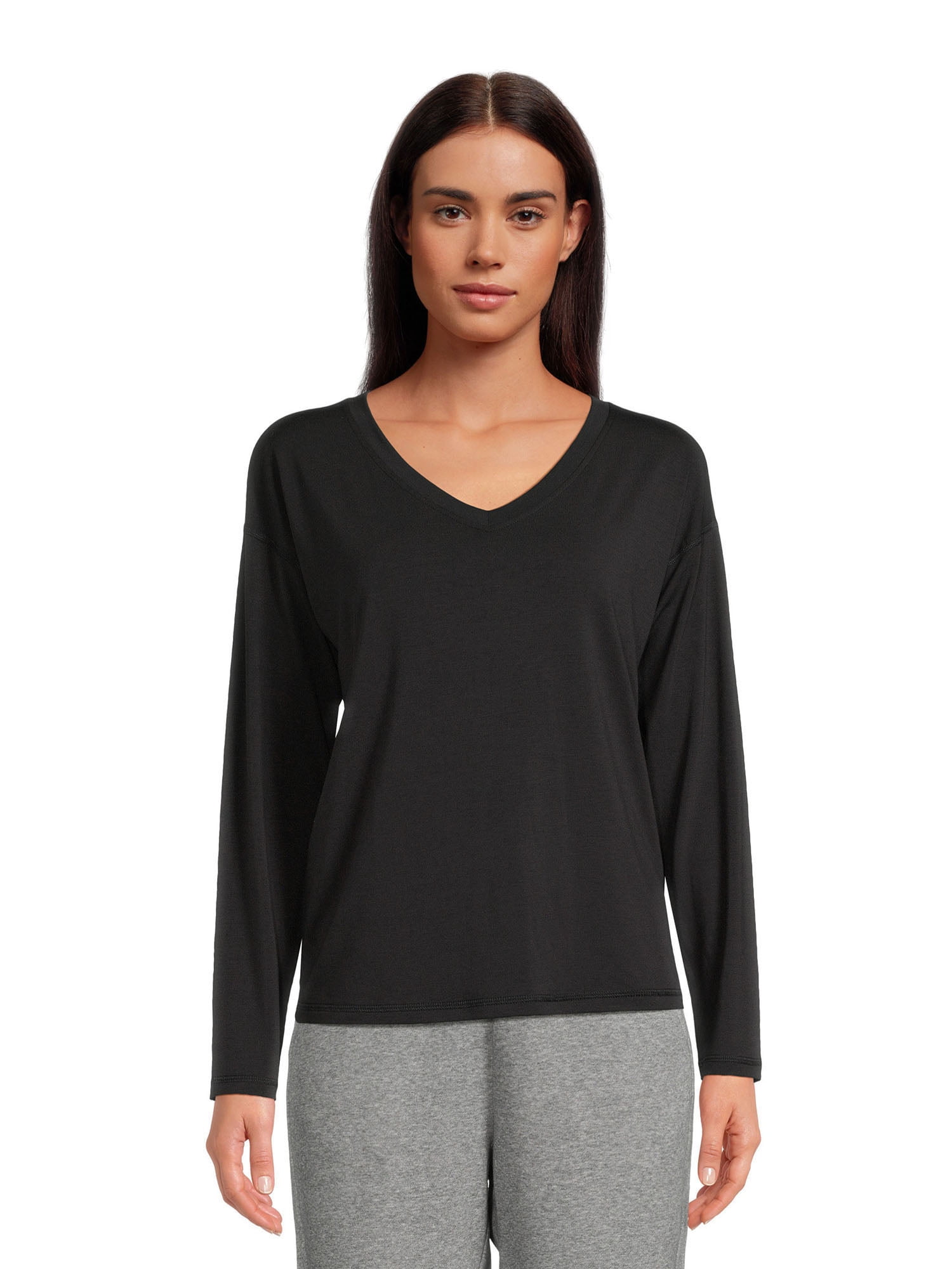 Athletic Works Women’s Dri More Boxy Tee with Long Sleeves, Sizes XS-XXXL Athletic Works Women’s Dri More Boxy Tee with Long Sleeves, Sizes XS-XXXL