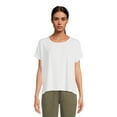 thumbnail image 1 of Athletic Works Women’s Dri More Dolman Sleeve Tee with Side Slit, Sizes XS-XXXL, 1 of 5