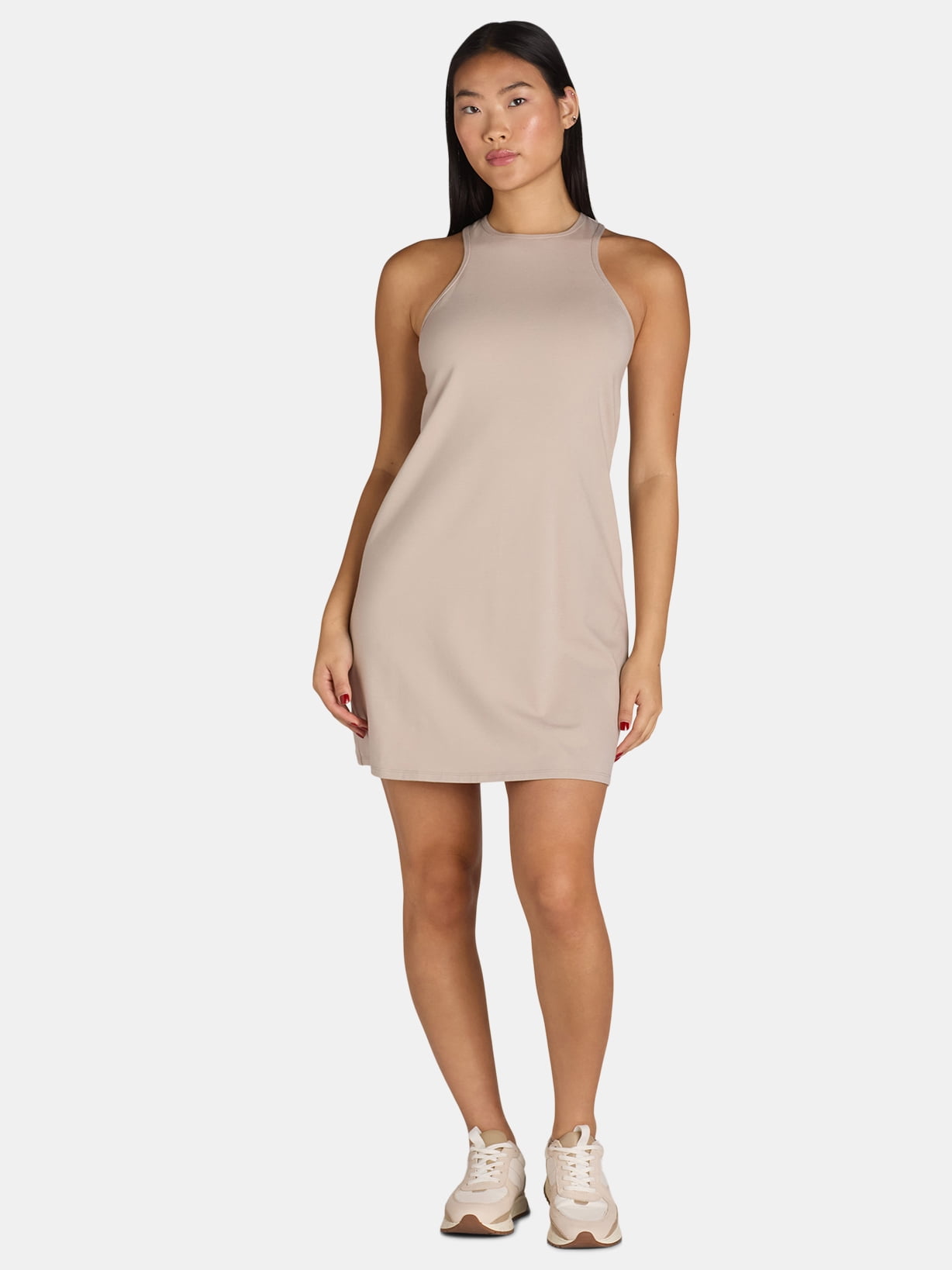 Athletic Works Women’s Dri-More Sleeveless Tank Dress, Sizes XS-XXXL