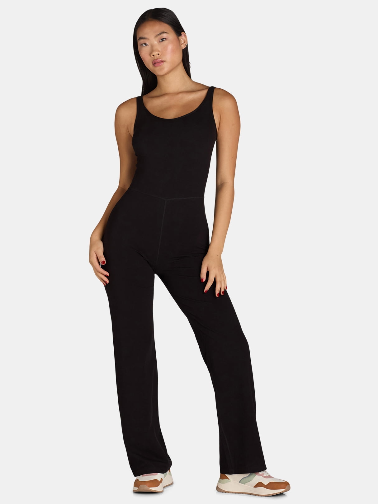 その他 SALSATION JUMPSUIT Size S Women's Plus Size Waist Snatcher Jumpsuit - Black - Curvy Sense