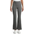 Athletic Works Women's Flare Yoga Pant with Fold over Waistband