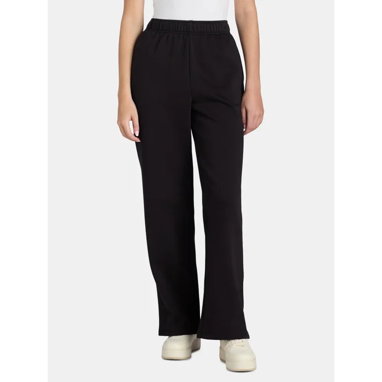Athletic Works Women s Fleece Pants with Pockets Sizes XS XXXL Walmart