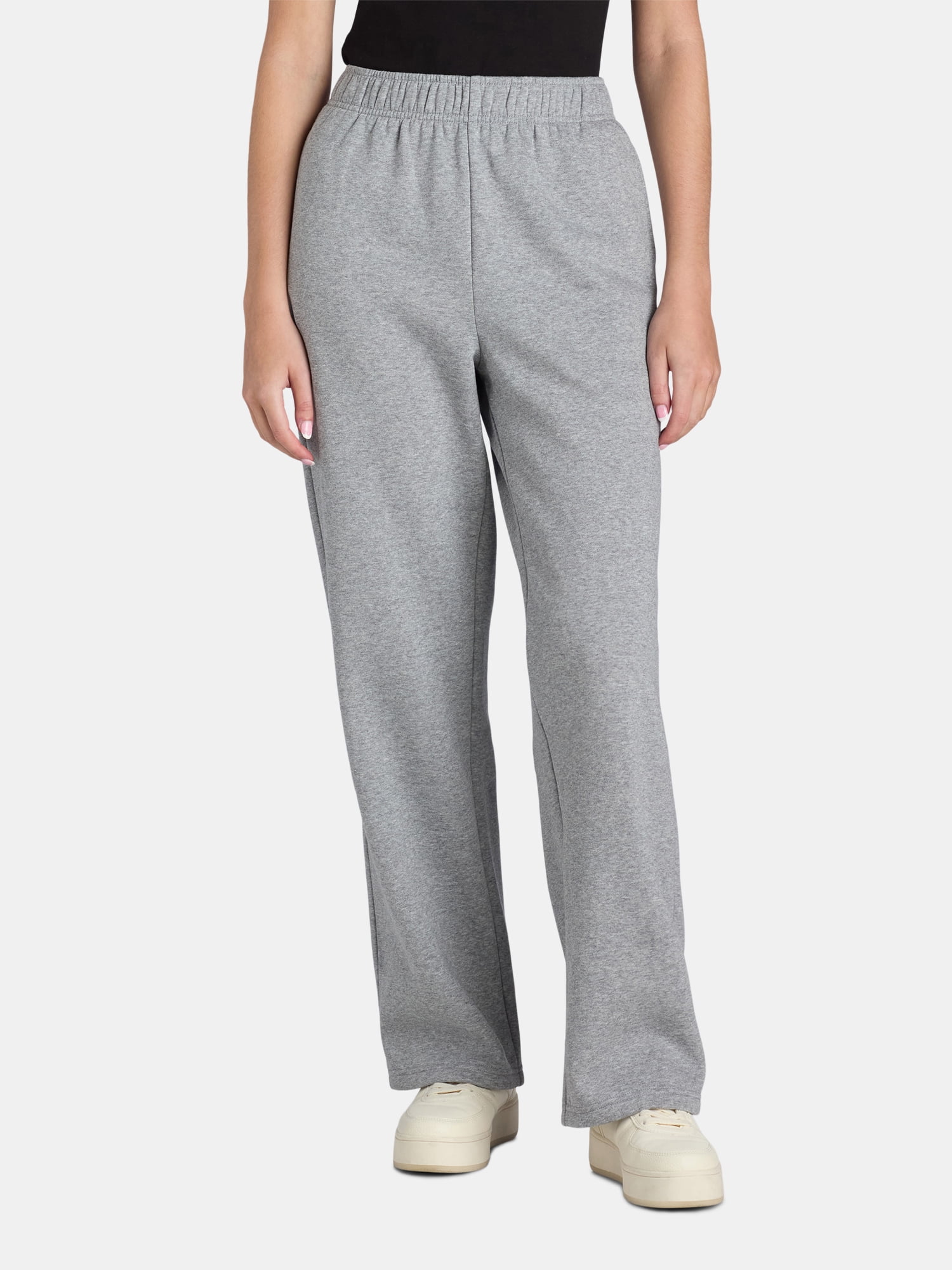 Athletic Works Women s Fleece Pants with Pockets Sizes XS XXXL Walmart