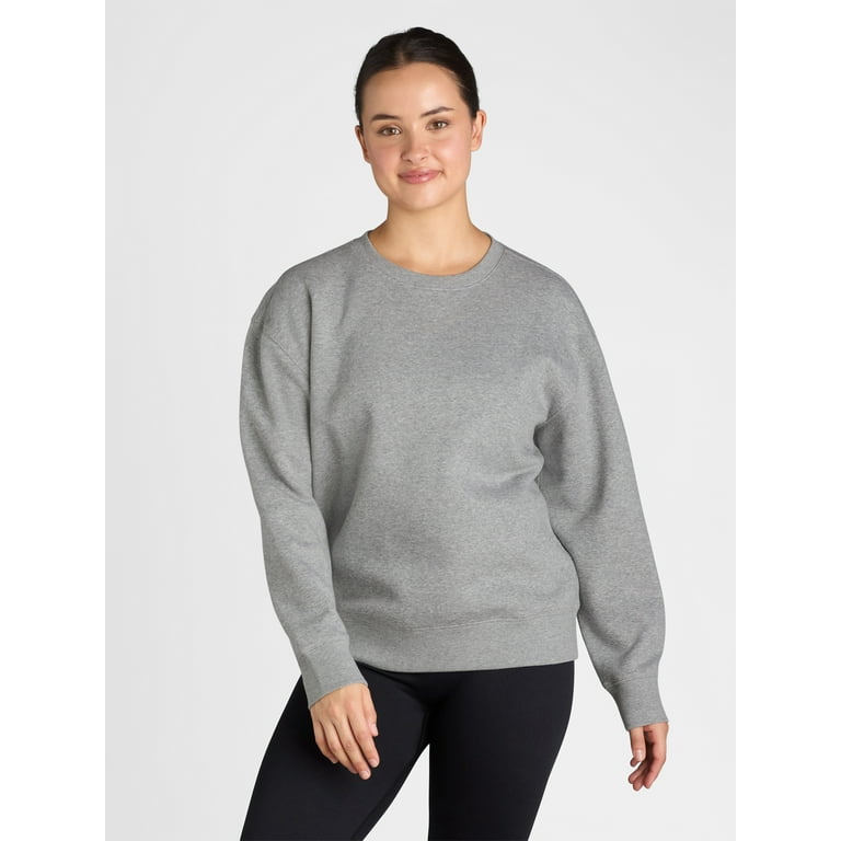 Athletic Works Women's Fleece Crewneck Sweatshirt, Sizes XS-XXXL - Walmart.com Athletic Works Women's Fleece Crewneck Sweatshirt, Sizes XS-XXXL - Walmart.com