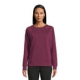 thumbnail image 1 of Athletic Works Women's Fleece Crewneck Sweatshirt, Sizes XS-XXXL, 1 of 5