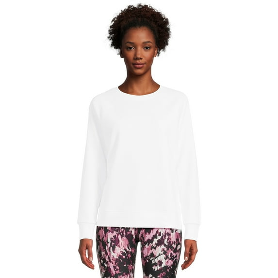 Athletic Works Women's Fleece Crewneck Sweatshirt, Sizes XS-XXXL