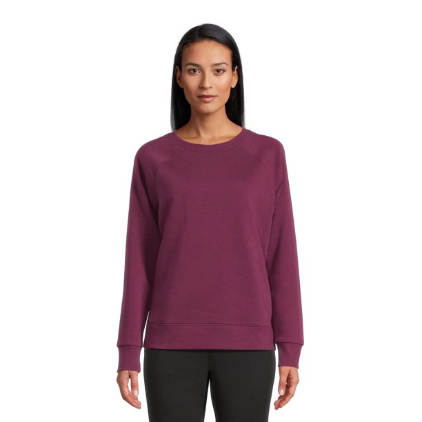 Athletic Works Women's Fleece Crewneck Sweatshirt