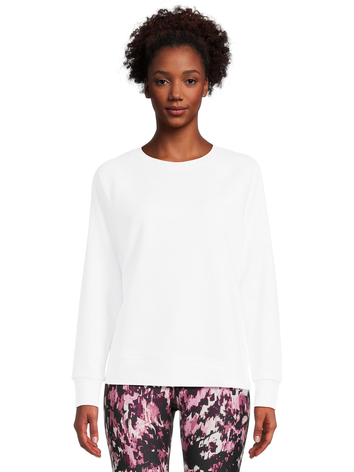 Athletic Works Women's Fleece Crewneck Sweatshirt