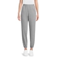 thumbnail image 1 of Athletic Works Women's Fleece Jogger Pants, 28” Inseam, Sizes XS-XXXL, 1 of 5