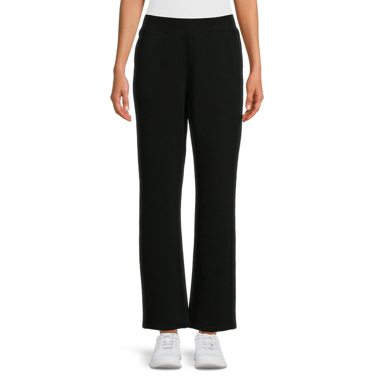 Athletic Works Women's Fleece Pants with Pockets, Sizes XS-3XL 