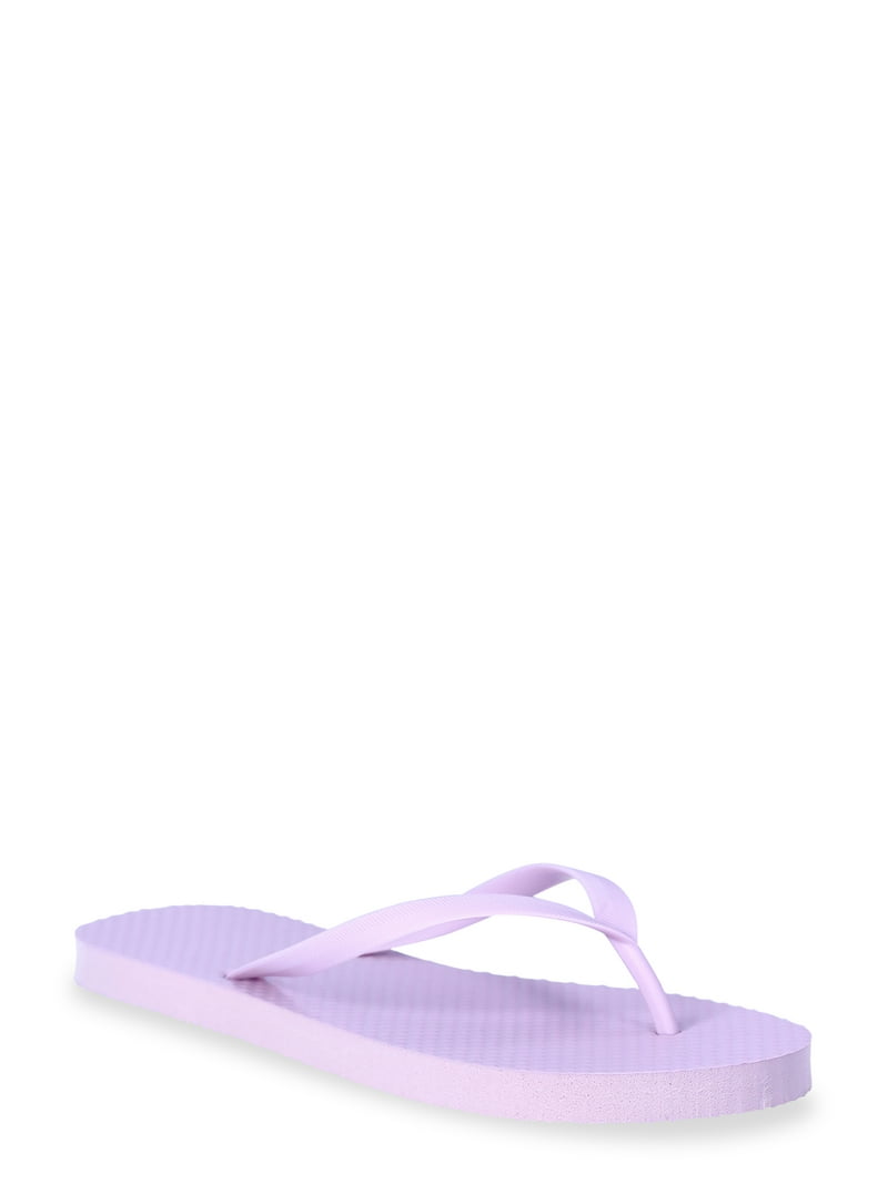 Athletic Works Women's Flip Flops, PVC Upper Strap, PE Outsole