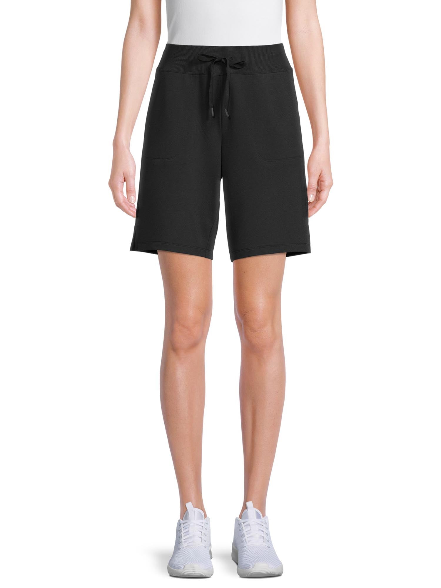 Athletic Works Women's French Terry Bermuda Shorts