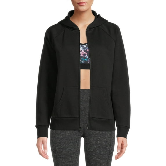 Athletic Works Women’s Full Zip Fleece Hooded Jacket