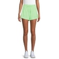 thumbnail image 1 of Athletic Works Women's High Rise Pull On Mesh Shorts, 1 of 5