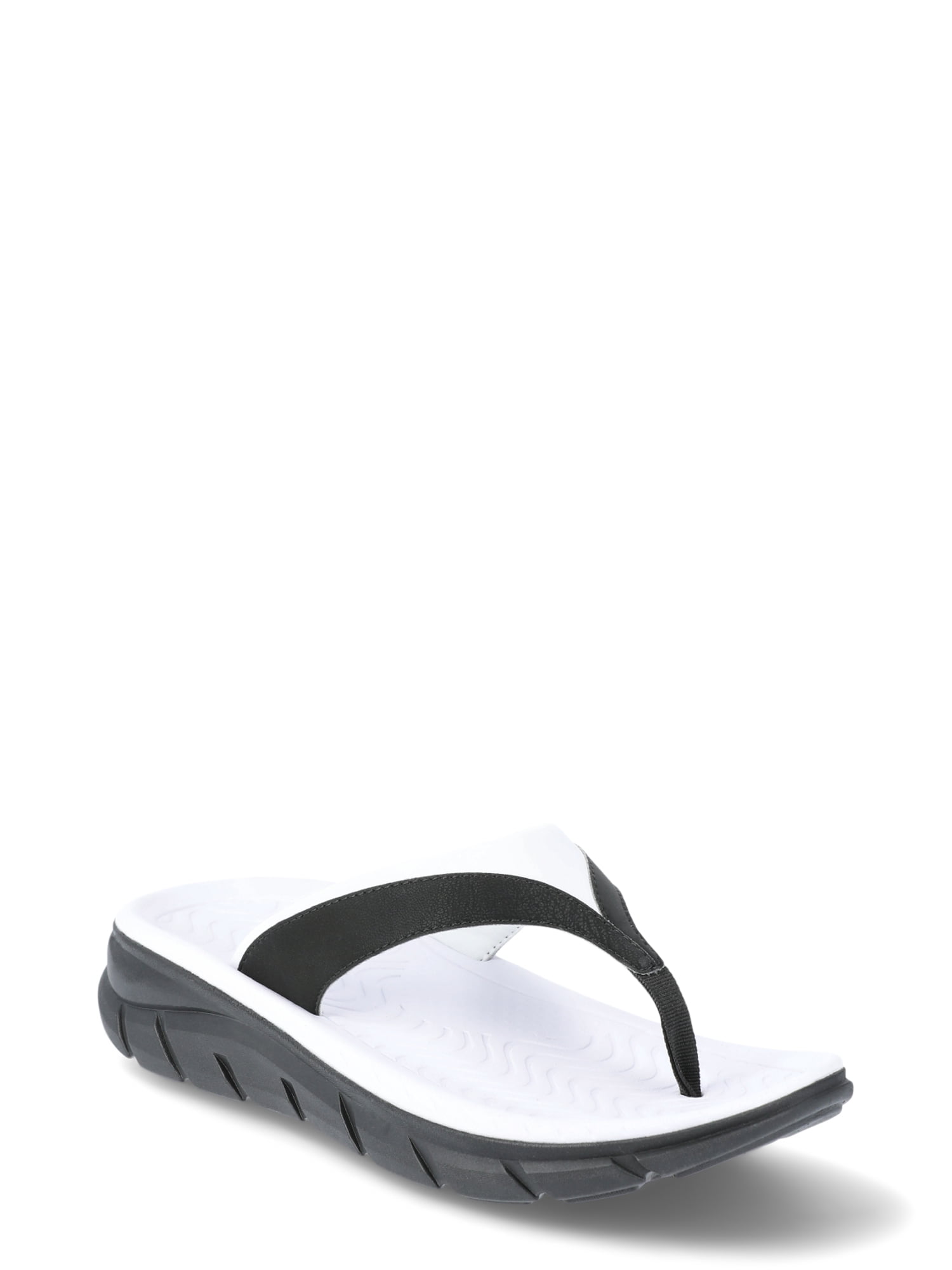 Athletic Works Women's Hightail Flip Flop Sandals with Low Wedge