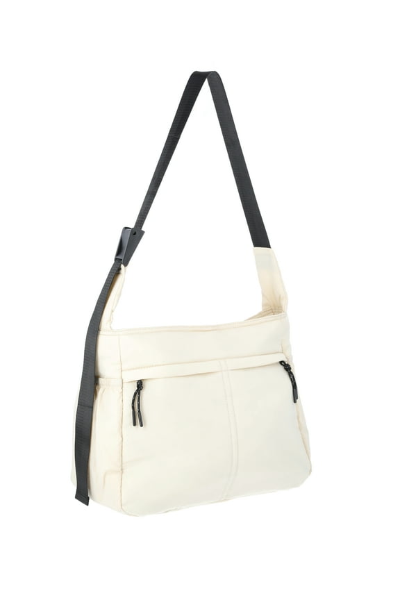 Women's Hobo Bag, Pearl White