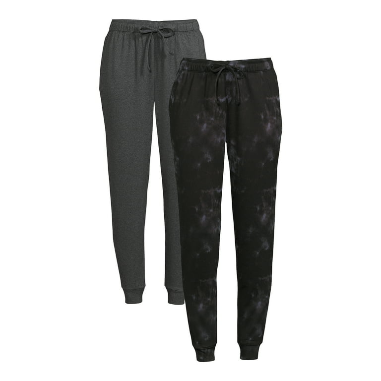 Athletic Works Women's Joggers, 2-Pack