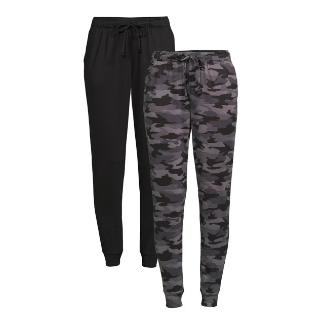 Athletic Works Women's Joggers, 2Pack
