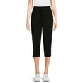 Athletic Works Women's Knit Capri Pants with Pockets, Sizes XSXXXL