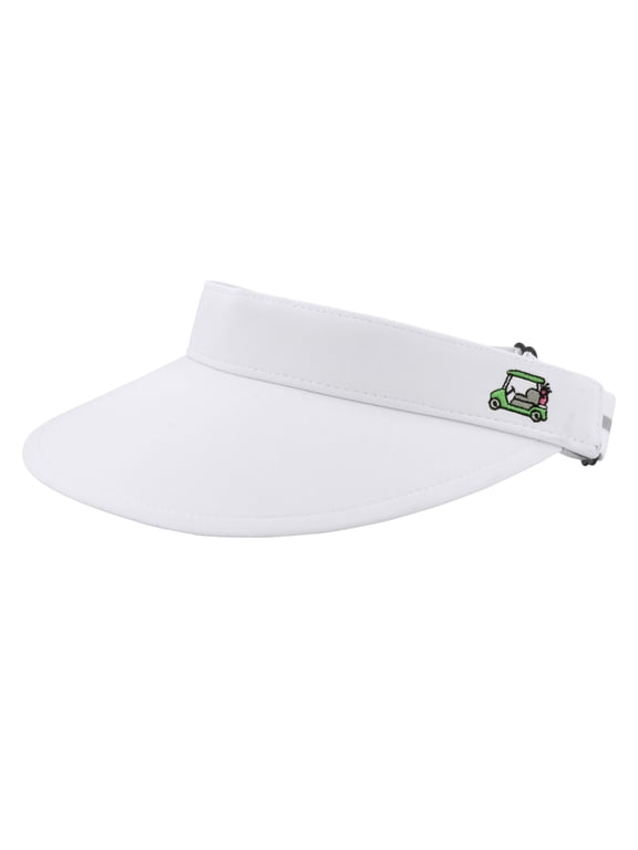 Women's Low Profile Visor, White
