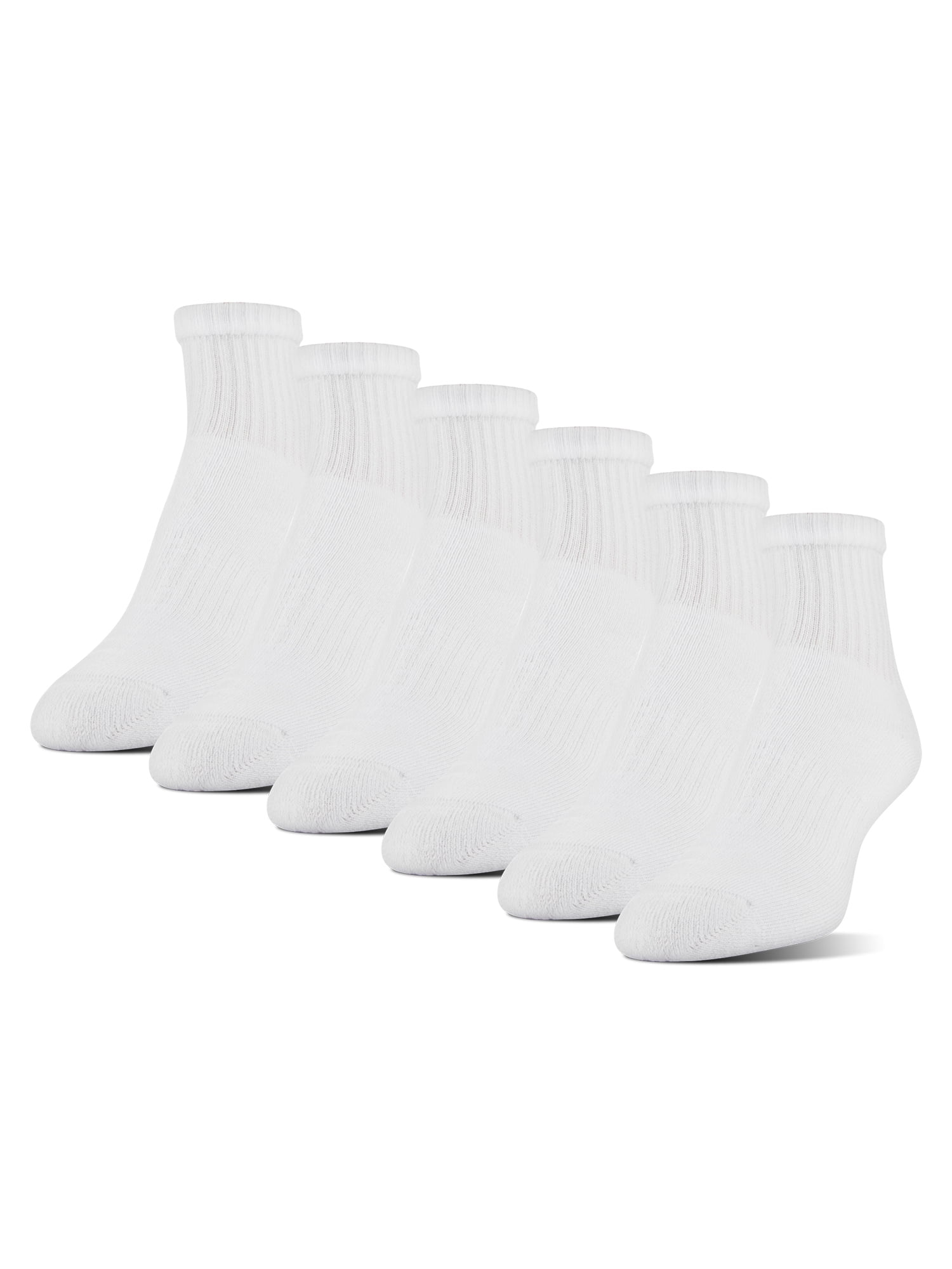 Athletic Works Women's Maxcushion Ankle Socks, 6 Pairs
