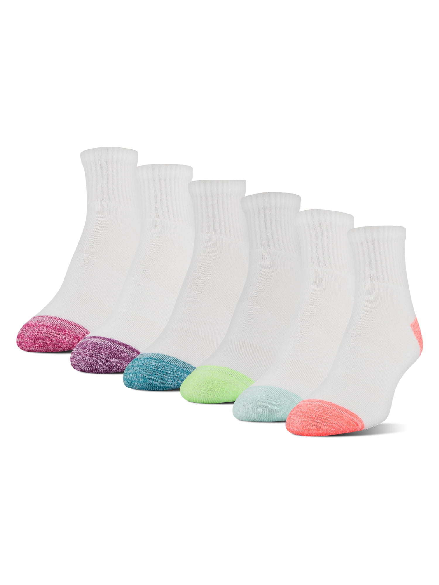 Athletic Works Women's Maxcushion Ankle Socks, 6 Pairs