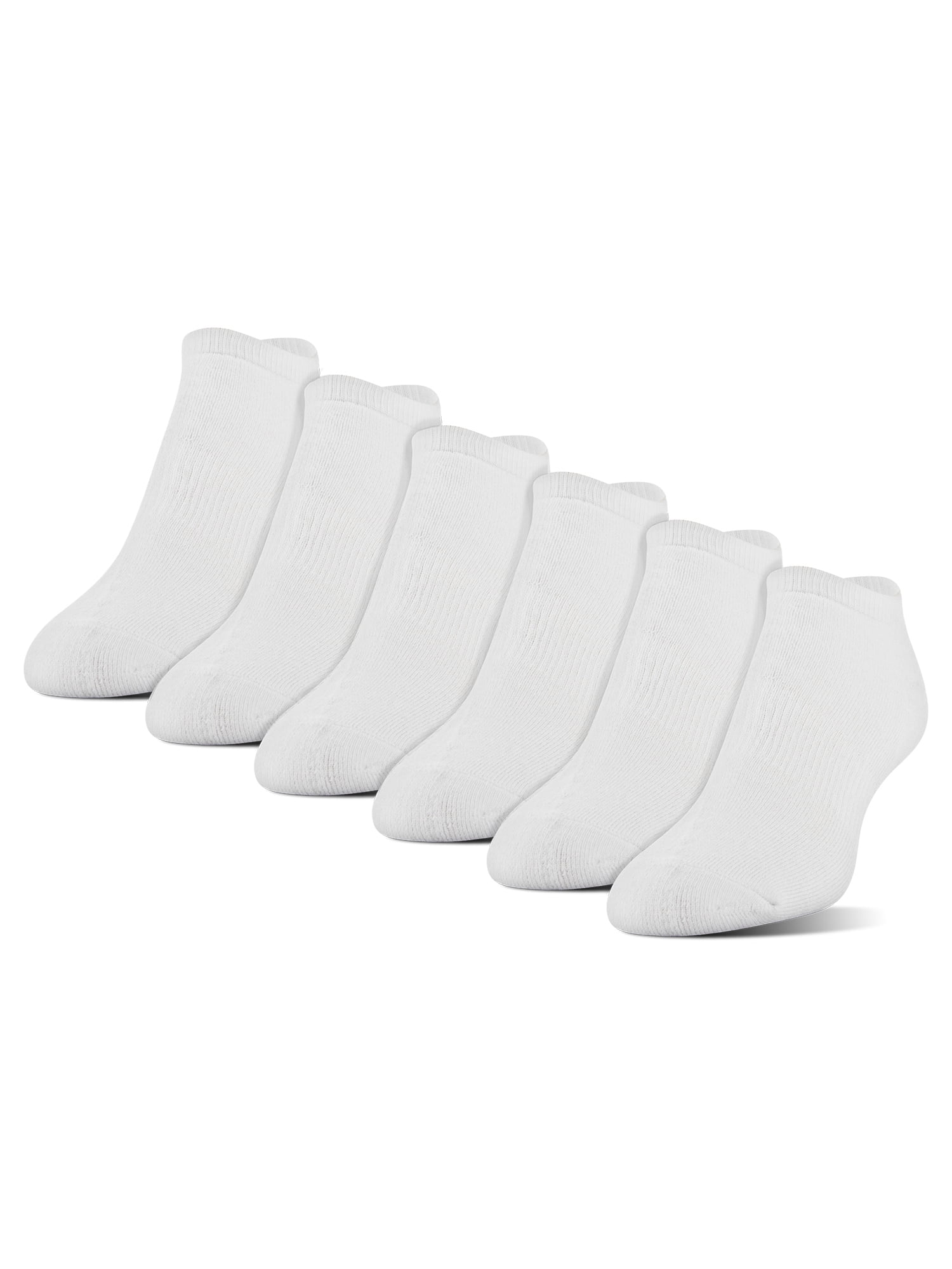 Athletic Works Women's Maxcushion Full Cushion No Show Socks, 6 Pairs