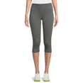 Athletic Works Women's Mid Rise SlimLeg Capri Leggings, Sizes SXXL
