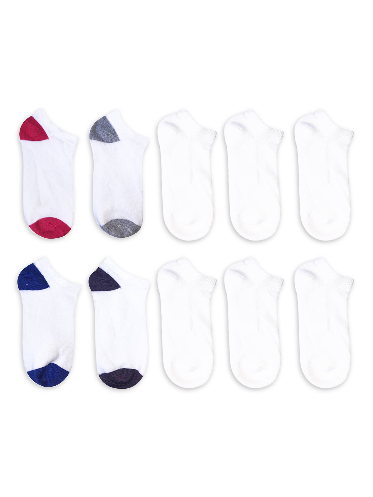 Athletic Works Women's NonCushion Regular and Extended Sizes No Show