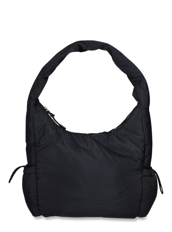 Athletic Works Women's Nylon Hobo Bag, Black
