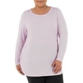 thumbnail image 1 of Athletic Works Women's Plus Active Long Sleeve French Terry Tunic, 1 of 7