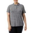 thumbnail image 1 of Athletic Works Women's Plus Active Short Sleeve Lightweight Polo Shirt, size 1X-4X, 1 of 8