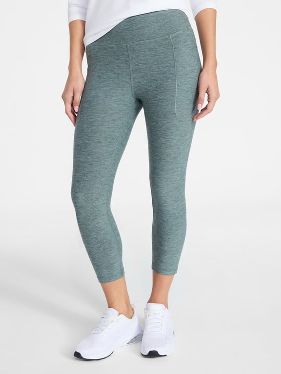 Women's and Women's Plus ButterCore Capri Leggings with Pockets, 21" Inseam, Sizes XS-4X