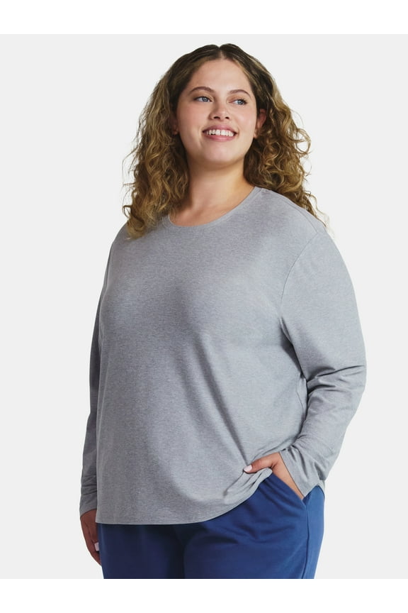 Women's and Women's ButterCore Tee with Long Sleeves, Sizes XS-4X