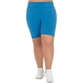 thumbnail image 1 of Athletic Works Women's Plus Core Active Dri-Works Bike Shorts, 1 of 2