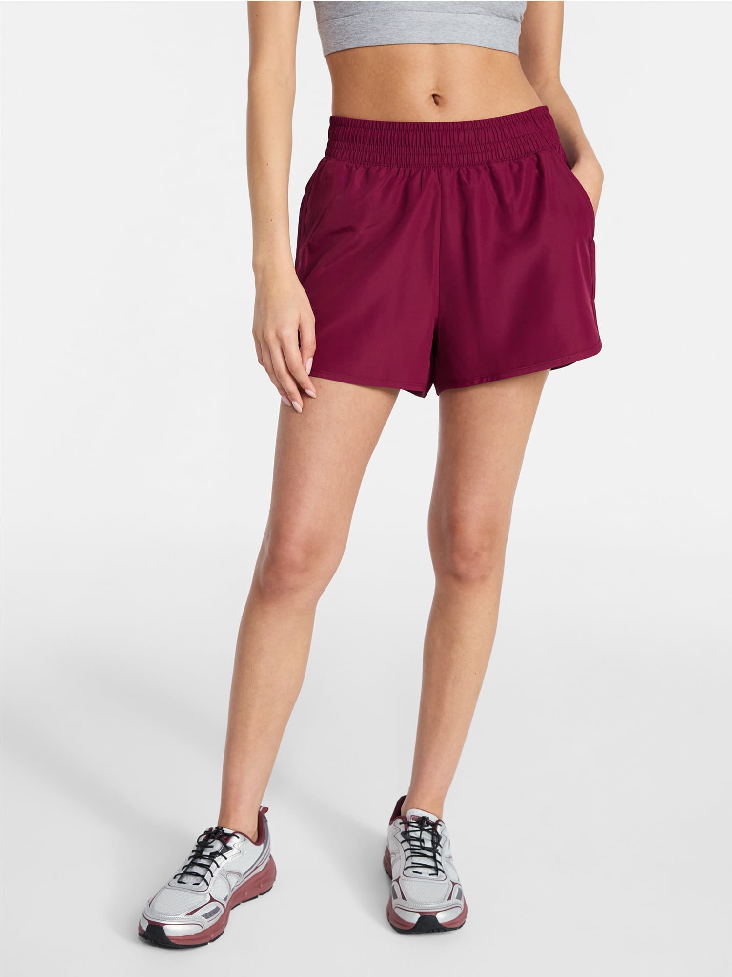 Athletic Works Women's and Women's Plus Core Running Shorts, Sizes XS-4X