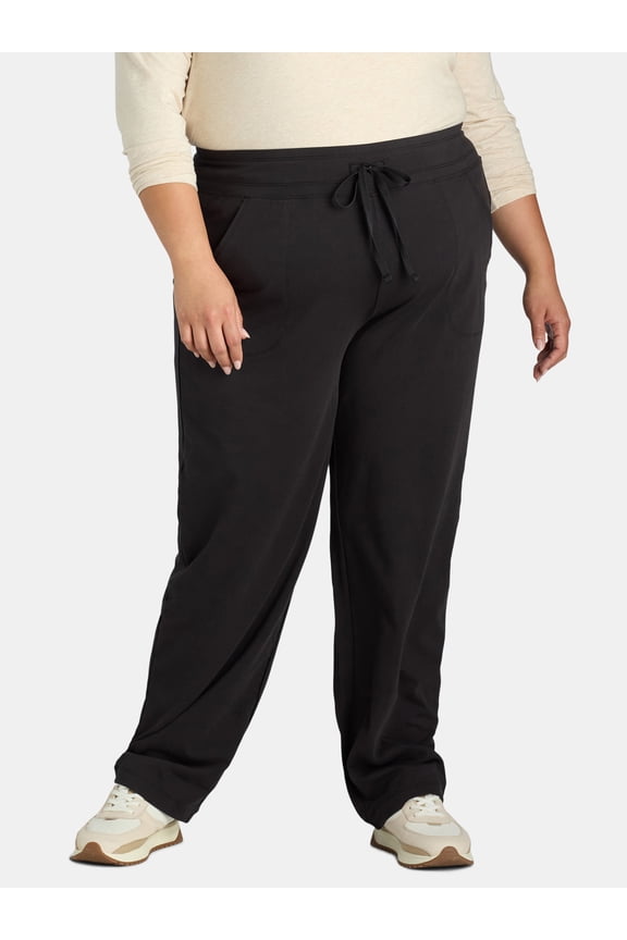 Women's Plus Knit Pants, 2-Pack, Sizes 1X-4X