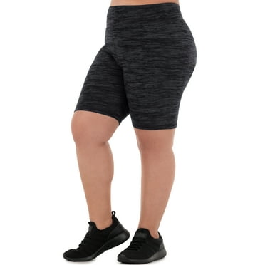Athletic Works Women's Plus Printed Core Active Bike Short