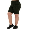 thumbnail image 1 of Athletic Works Women's Plus Printed Core Active Bike Short, 1 of 6
