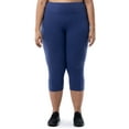 thumbnail image 1 of Athletic Works Women's Plus Size Core Active Capri Legging, 1 of 8
