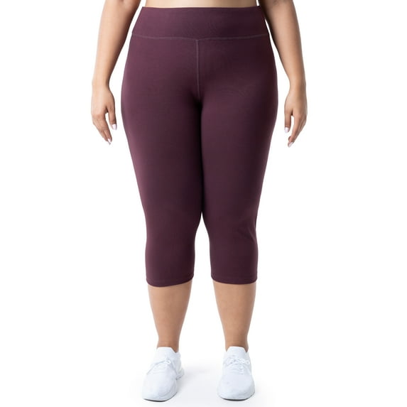 Athletic Works Women's Plus Size Core Active Capri Legging, Sizes 0X-4X