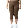 thumbnail image 1 of Athletic Works Women's Plus Size Core Active Capri Legging, Sizes 0X-4X, 1 of 7