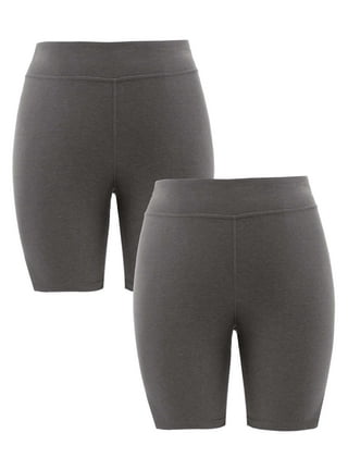 Grey biker shorts walmart top
