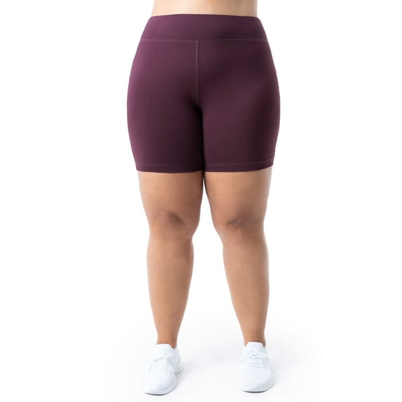 Athletic Works Women's Plus Size Core Active Dri-Works Bike Shorts
