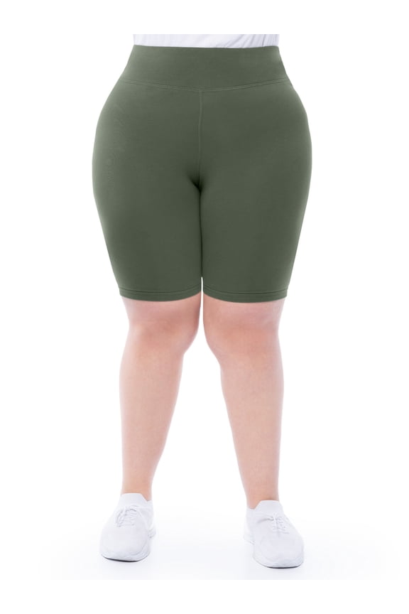 Women's Plus Size Core Active Dri-Works Bike Shorts