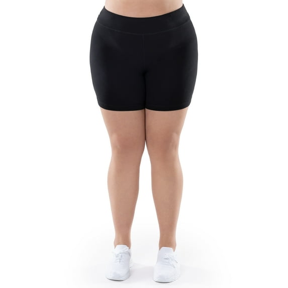 Athletic Works Women's Plus Size Core Active Dri-Works Bike Shorts