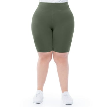 Athletic Works Women's Plus Size Core Active Dri-Works Bike Shorts