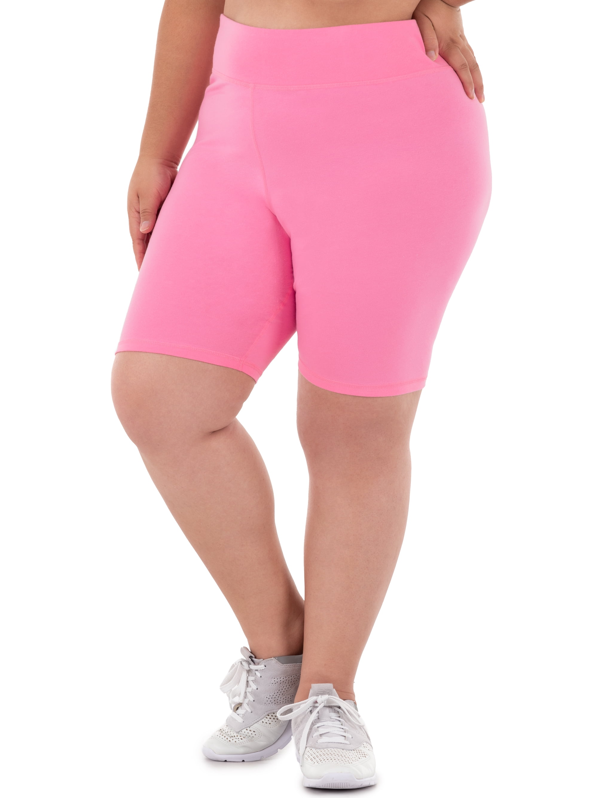 Athletic Works Women's Plus Size Core Active DriWorks Bike Shorts