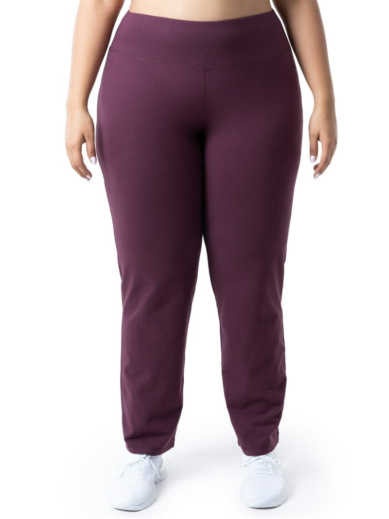 On active pants サイズL Athletic Works Women's Plus Size Core Active Relaxed Fit