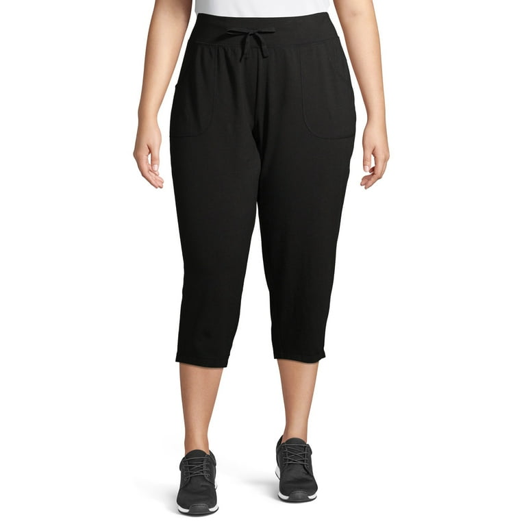 Athletic Works Women s Plus Size Core Capris Walmart